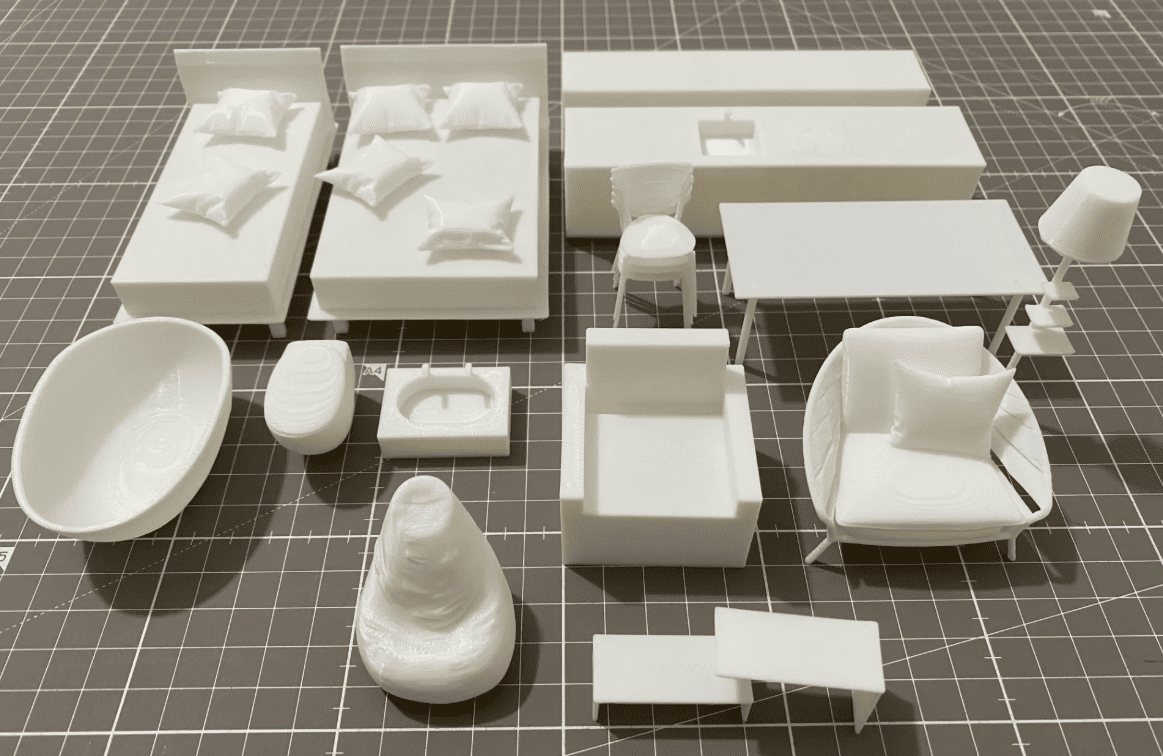 miniatures 3d models_7_architecture furniture miniature